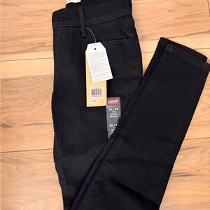 Levi's Black Super Skinny Stretch Jeans